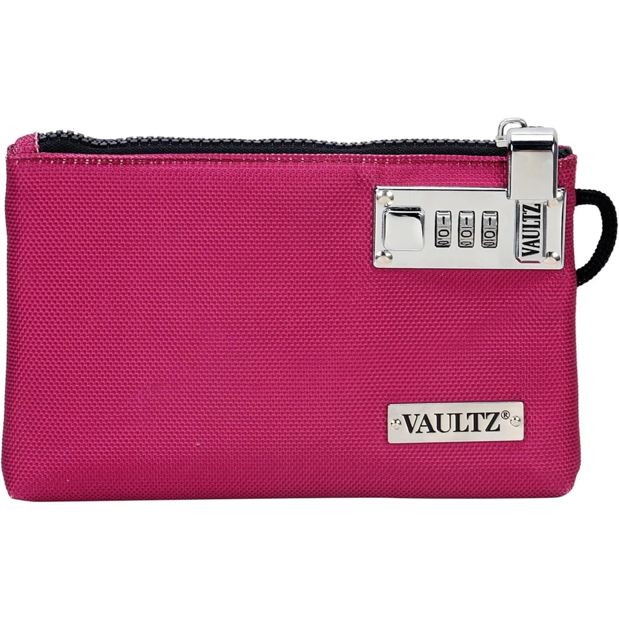Vaultz Berry Locking Accessories Pouch, 7x10 Inches - Secure Zippered Storage for Valuables - main product image