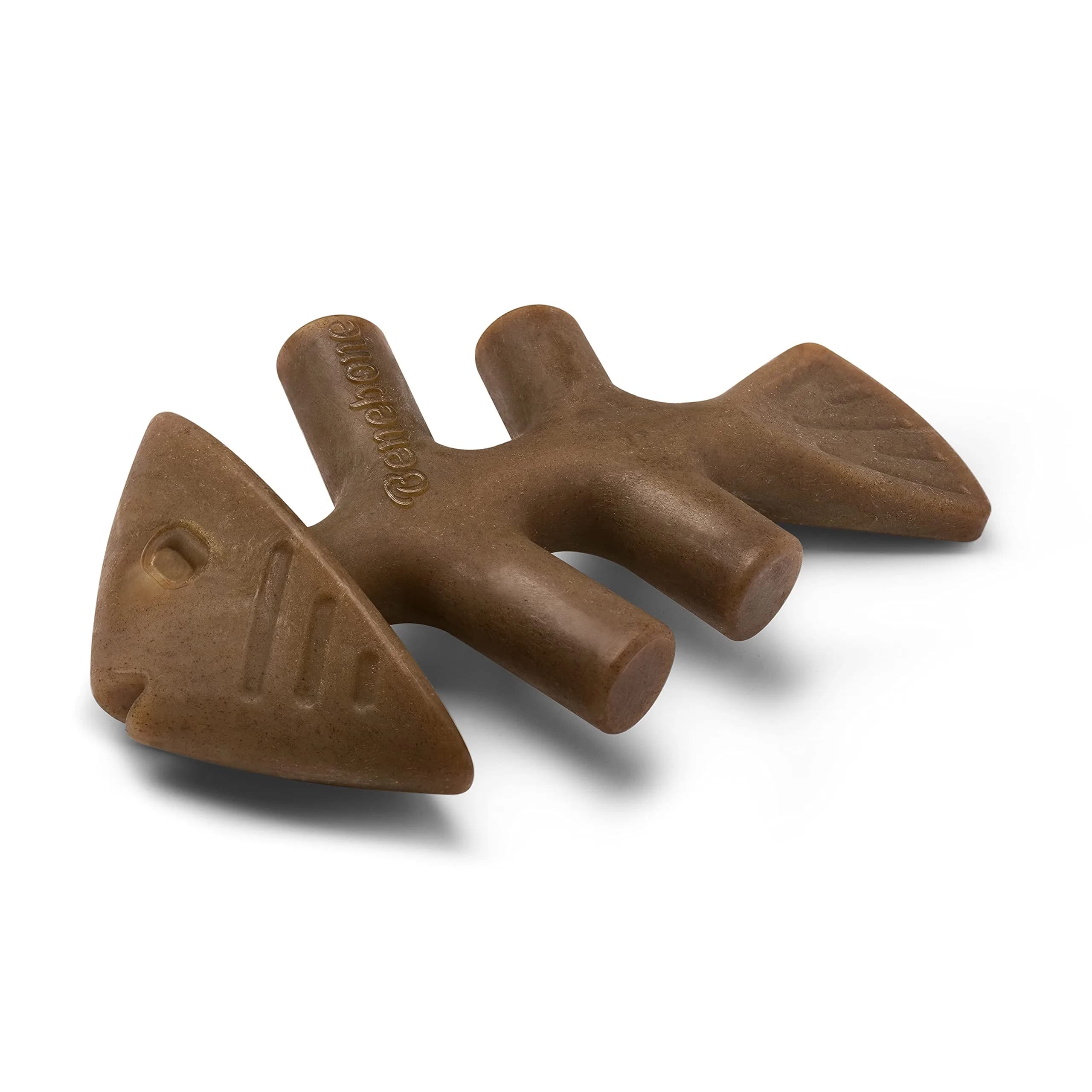 Benebone Brown Fishbone Dental Chew Toy for Aggressive Chewers - Medium - main product image