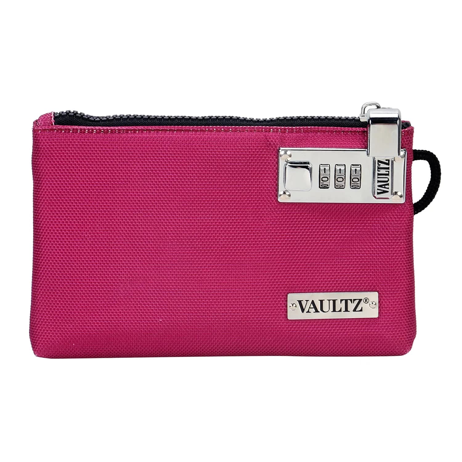 Vaultz Berry Locking Accessories Pouch, 5x8 Inch, Secure Zippered Storage for Valuables - main product image