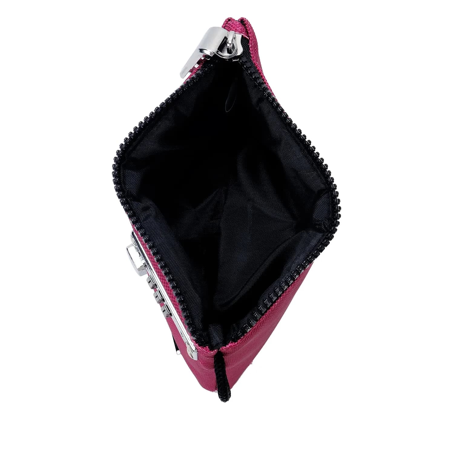 Vaultz Berry Locking Accessories Pouch, 5x8 Inch, Secure Zippered Storage for Valuables - view 3