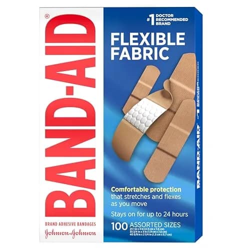 Band-Aid Flexible Fabric Adhesive Bandages 200 Count | Trusted Wound Care for Minor Cuts & Scrapes thumbnail 8