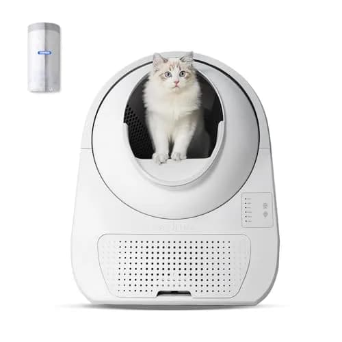 CATLINK Auto Cat Litter Box Self Cleaning Young Version | Automatic Odor & Leak Control for Cats 3.5-22 lb thumbnail 1
