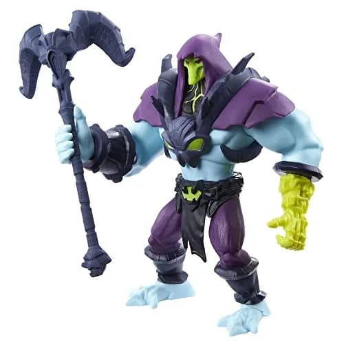 Masters of the Universe Skeletor Action Figure 14 cm (5.5 Inch) | Netflix Series Villain with Power Attack Move thumbnail 1