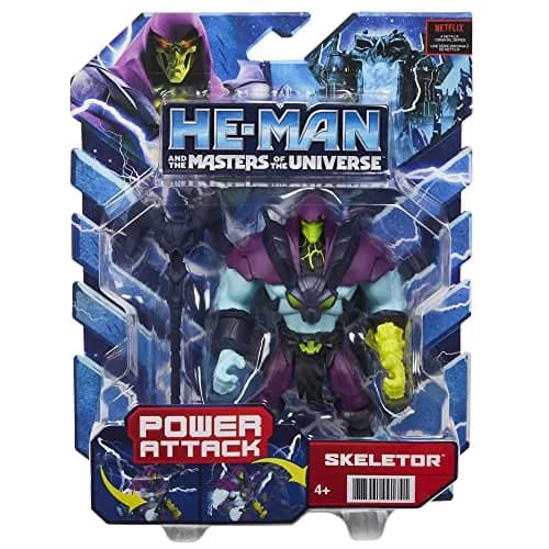 Masters of the Universe Skeletor Action Figure 14 cm (5.5 Inch) | Netflix Series Villain with Power Attack Move thumbnail 7