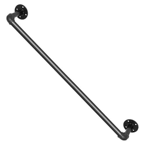 VEVOR Pipe Stair Handrail 2ft (0.6m) | Industrial Carbon Steel with 200kg Load Capacity thumbnail 4