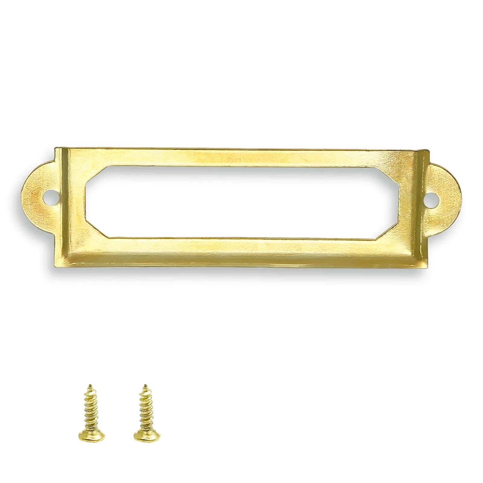 Rierdge Gold 2.3 Inch Label Holder - Pack of 30 | Antique Retro Iron Frames for Drawers & Cabinets - main product image