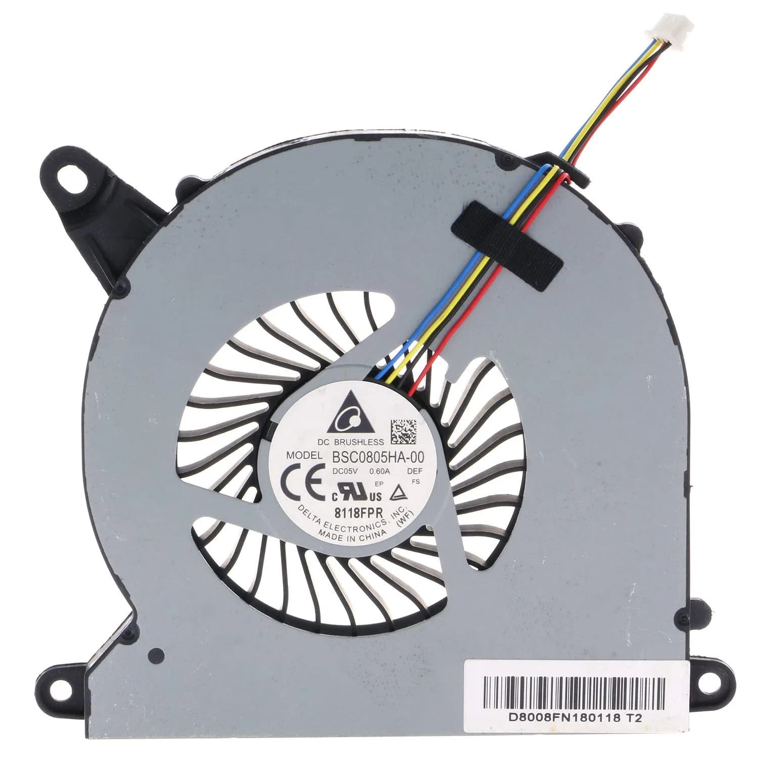 TRADOCK Replacement CPU Cooling Fan for Intel NUC8 Series 5V 0.6A 4-Pin | 6.45 CFM Airflow