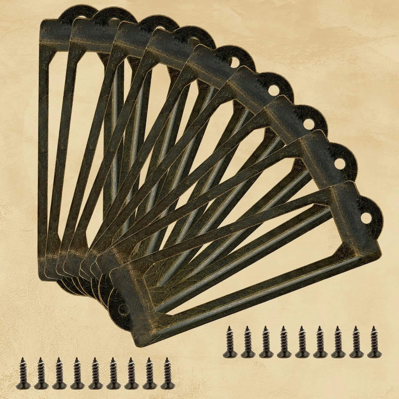 Rierdge 2.3 Inch Bronze Antique Label Holder - Pack of 30 - view 3