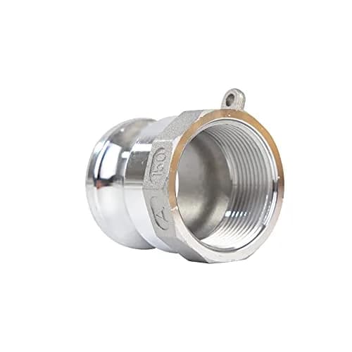 quafwia Aluminum Cam Lock Fittings (Part A) Cam Groove Hose Fitting, Male Adapter Female NPT Thread 1.5" | Aluminum Camlock Part A thumbnail 5