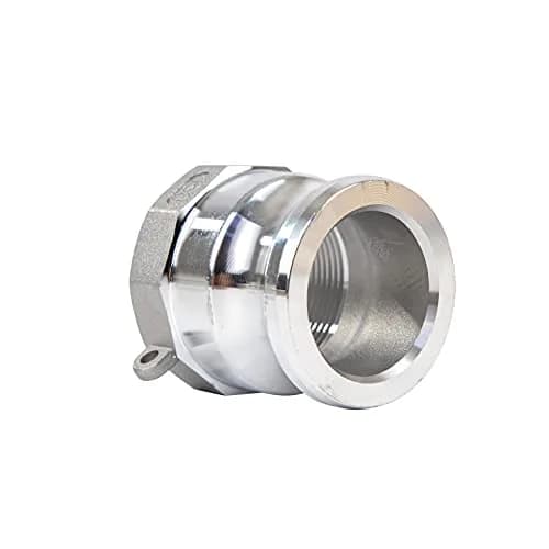 quafwia Aluminum Cam Lock Fittings (Part A) Cam Groove Hose Fitting, Male Adapter Female NPT Thread 1.5" | Aluminum Camlock Part A thumbnail 7