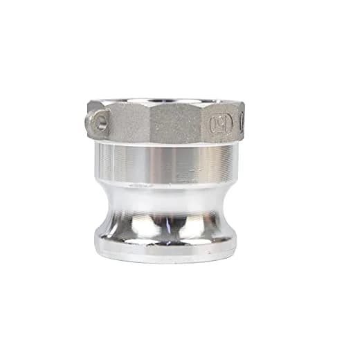 quafwia Aluminum Cam Lock Fittings (Part A) Cam Groove Hose Fitting, Male Adapter Female NPT Thread 1.5" | Aluminum Camlock Part A thumbnail 3