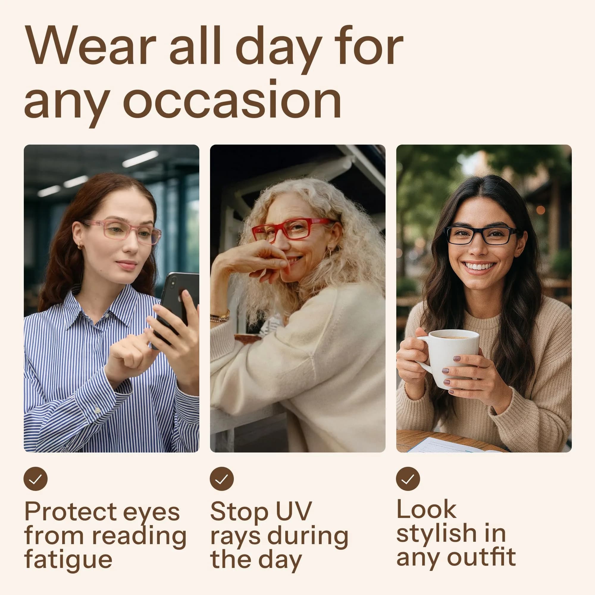 Gaoye Blue Light Blocking Reading Glasses with Spring Hinges, 5-Pack Mix Color 2.25 - view 6