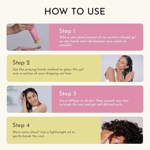 Fix My Curls Curl Defining Hair Gel | Sunflower Oil & Keratin | 100ml (3.5oz) | Strong Hold Curl Sculpting Gel thumbnail 6