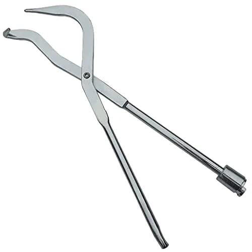 ESreake Brake Spring Pliers - Drum Brake Shoe Return Spring Installer & Remover, 12in (30.5cm), Chrome Steel thumbnail 1