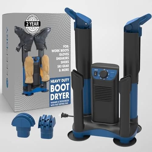 KEEPDRY Forced Heat Boot Dryer - Heavy Duty Shoe Dryer with Heat Switch & Timer - Quickly Dry Garments thumbnail 1