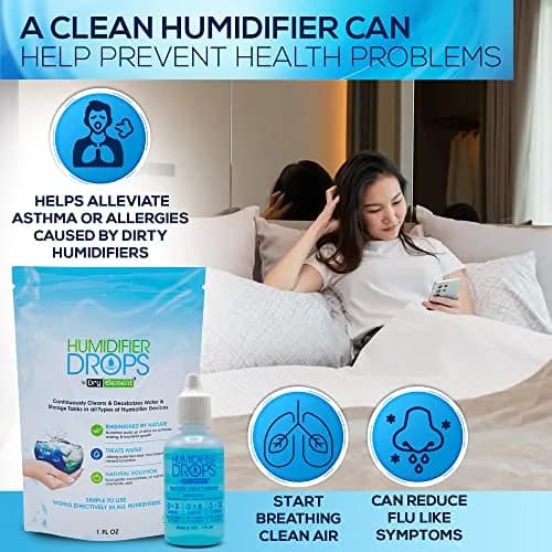 Dry Element Humidifier Drops 1 Fl Oz | Premium Food Grade Concentrate, Slows Residue & Scaling, Freshens Water, 100+ Day Supply, Made in USA thumbnail 6