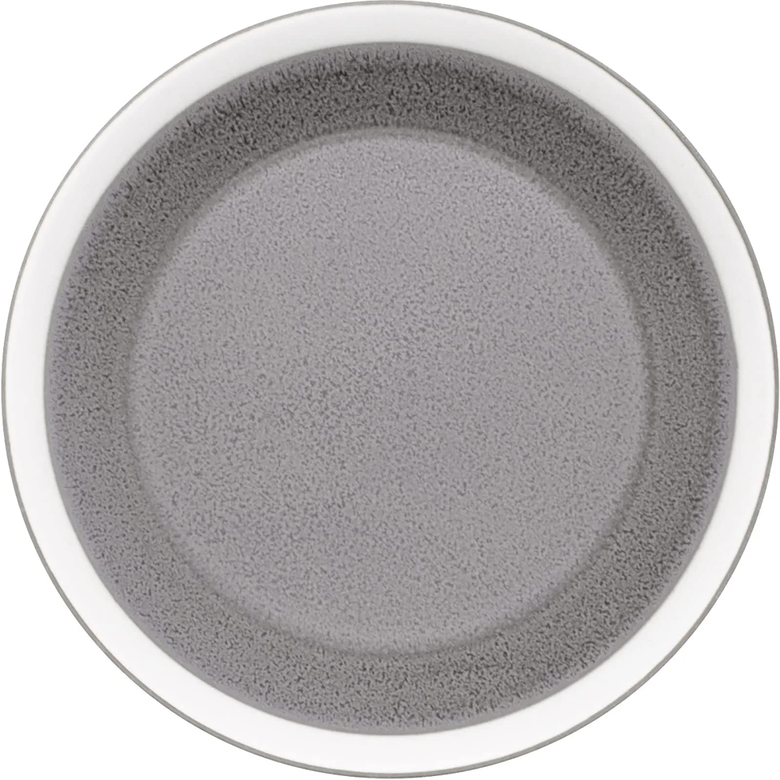 KIMURA GLASS Yumiko Iihoshi Porcelain 18cm Moss Gray Plate | Matte Japanese Dishware - main product image
