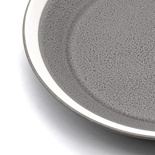 KIMURA GLASS Yumiko Iihoshi Porcelain 18cm Moss Gray Plate | Matte Japanese Dishware thumbnail 4