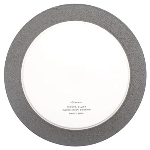 KIMURA GLASS Yumiko Iihoshi Porcelain 18cm Moss Gray Plate | Matte Japanese Dishware thumbnail 5