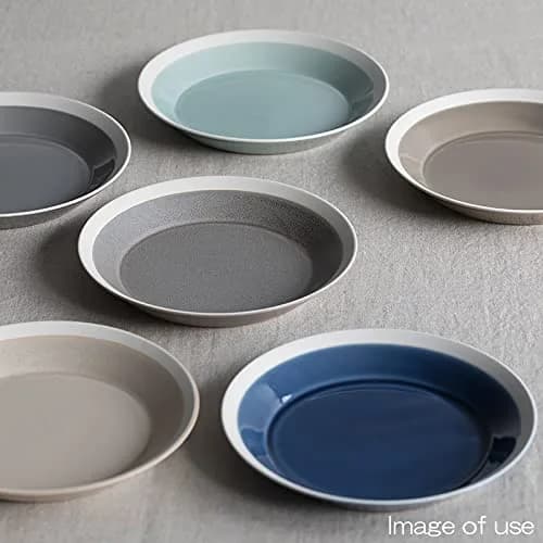 KIMURA GLASS Yumiko Iihoshi Porcelain 18cm Moss Gray Plate | Matte Japanese Dishware thumbnail 9