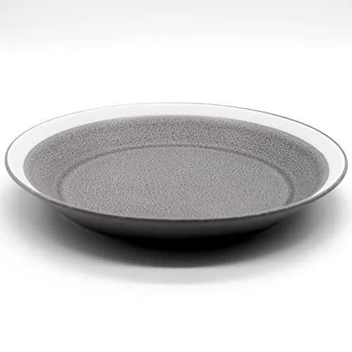 KIMURA GLASS Yumiko Iihoshi Porcelain 18cm Moss Gray Plate | Matte Japanese Dishware thumbnail 2