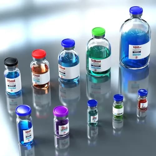 Ks-Tek Sterile Glass Sample Vials with Injection Port 3ml (0.1 Fl Oz) | 10-Pack, Individually Packaged thumbnail 6