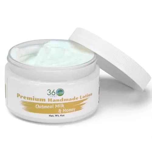 360Feel Oatmeal Milk & Honey Body Lotion 4 Fl Oz | Hydrates Sensitive & Dry Skin All Day thumbnail 1