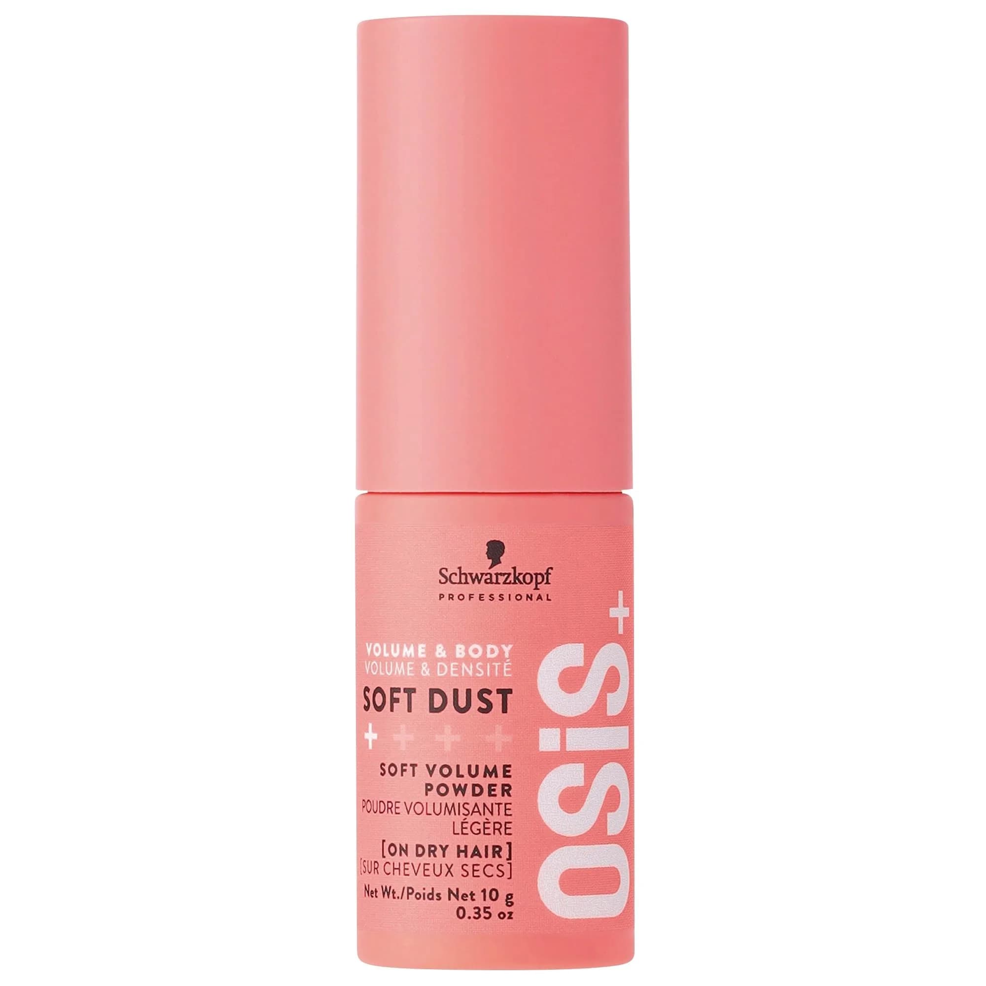OSiS+ Soft Dust Volume Powder – Root Lift Dry Texture Spray 0.35 oz | Lightweight Volumizing & Texturizing Powder for Fine to Medium Hair — White