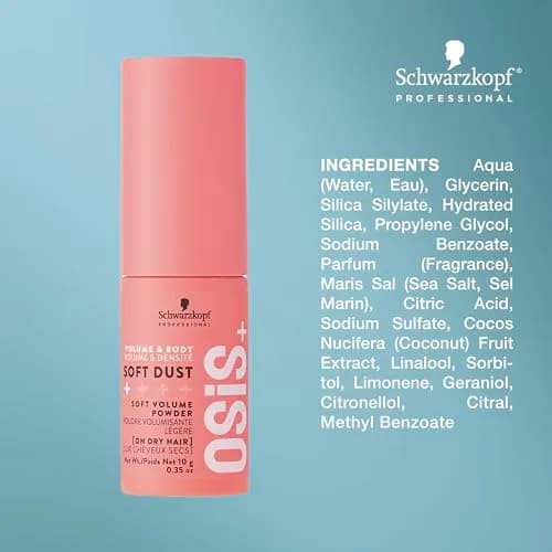 OSiS+ Soft Dust Volume Powder – Root Lift Dry Texture Spray 0.35 oz | Lightweight Volumizing & Texturizing Powder for Fine to Medium Hair thumbnail 4