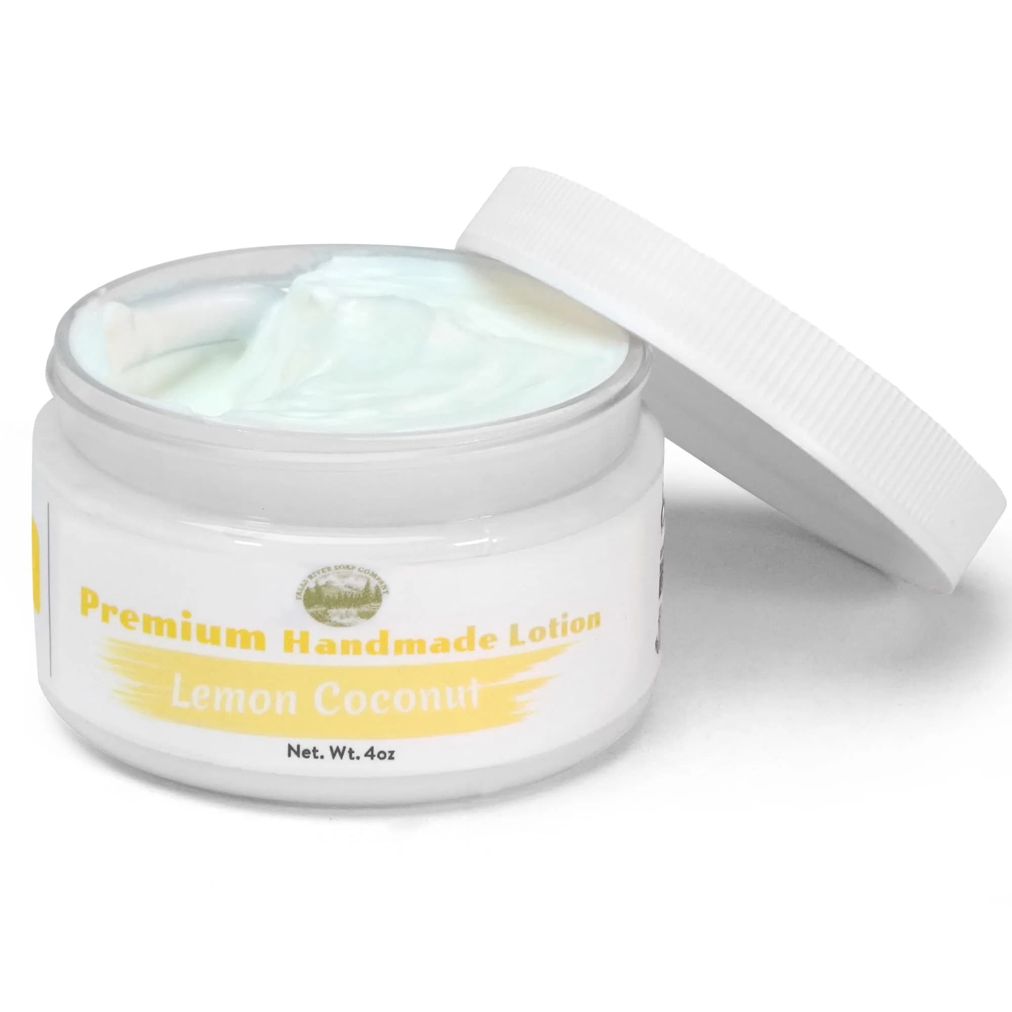 360Feel Lemon Coconut Body Lotion 4 Fl Oz | Hydrates with Coconut & Olive Oil, Plant-Based, Non-Greasy, Sensitive Skin, All Day Use — Lemon Coconut
