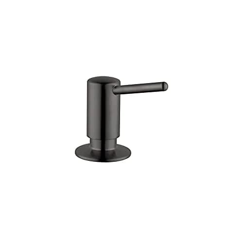 hansgrohe Brushed Black Chrome Pump Dispenser 156ml (5.5 Fl Oz) | Contemporary Modern Kitchen Sink Accessory thumbnail 1