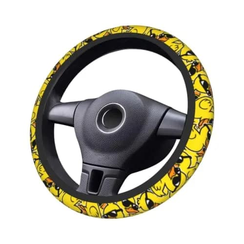 KUOAICY Duck Print Steering Wheel Cover 15 Inch | Breathable Neoprene Car Accessory thumbnail 4