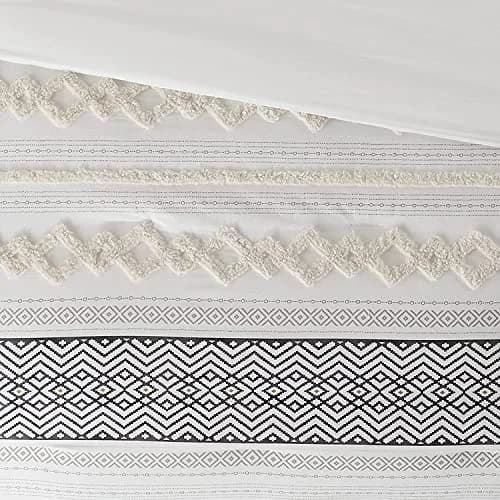 Hyde Lane King Size Comforter Set, Boho Tufted Ivory | All-Season Cotton & Down-Alternative thumbnail 6