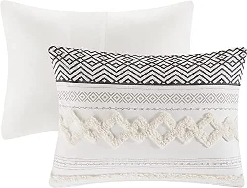 Hyde Lane King Size Comforter Set, Boho Tufted Ivory | All-Season Cotton & Down-Alternative thumbnail 7