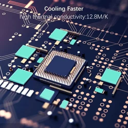 SYY Thermal Pad 0.5mm | High Temp Resistance & Non Conductive for Laptop, GPU, CPU (80x40mm) thumbnail 6