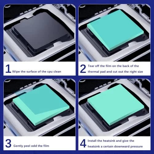 SYY Silicone Thermal Pad 80x40x1.5mm | High Conductivity, Easy Cut, Durable for CPU GPU SSD thumbnail 3