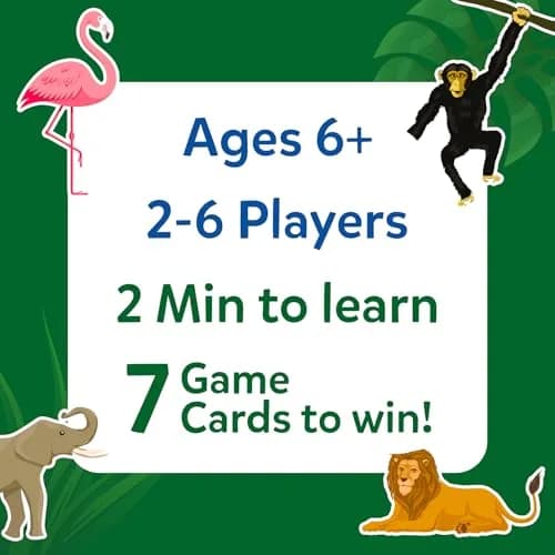Skillmatics Guess in 10 Animals Megapack Trivia Card Game | Educational Board Game for Kids Ages 6+ thumbnail 6
