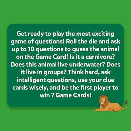 Skillmatics Guess in 10 Animals Megapack Trivia Card Game | Educational Board Game for Kids Ages 6+ thumbnail 7