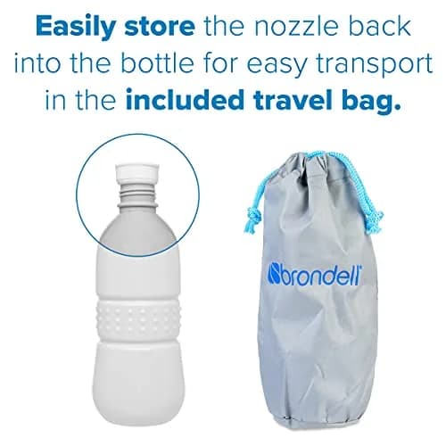 Brondell GoSpa Travel Bidet GS-70 Portable Peri Bottle 400ml (13.5 Fl Oz) | Postpartum & Perineal Care thumbnail 5
