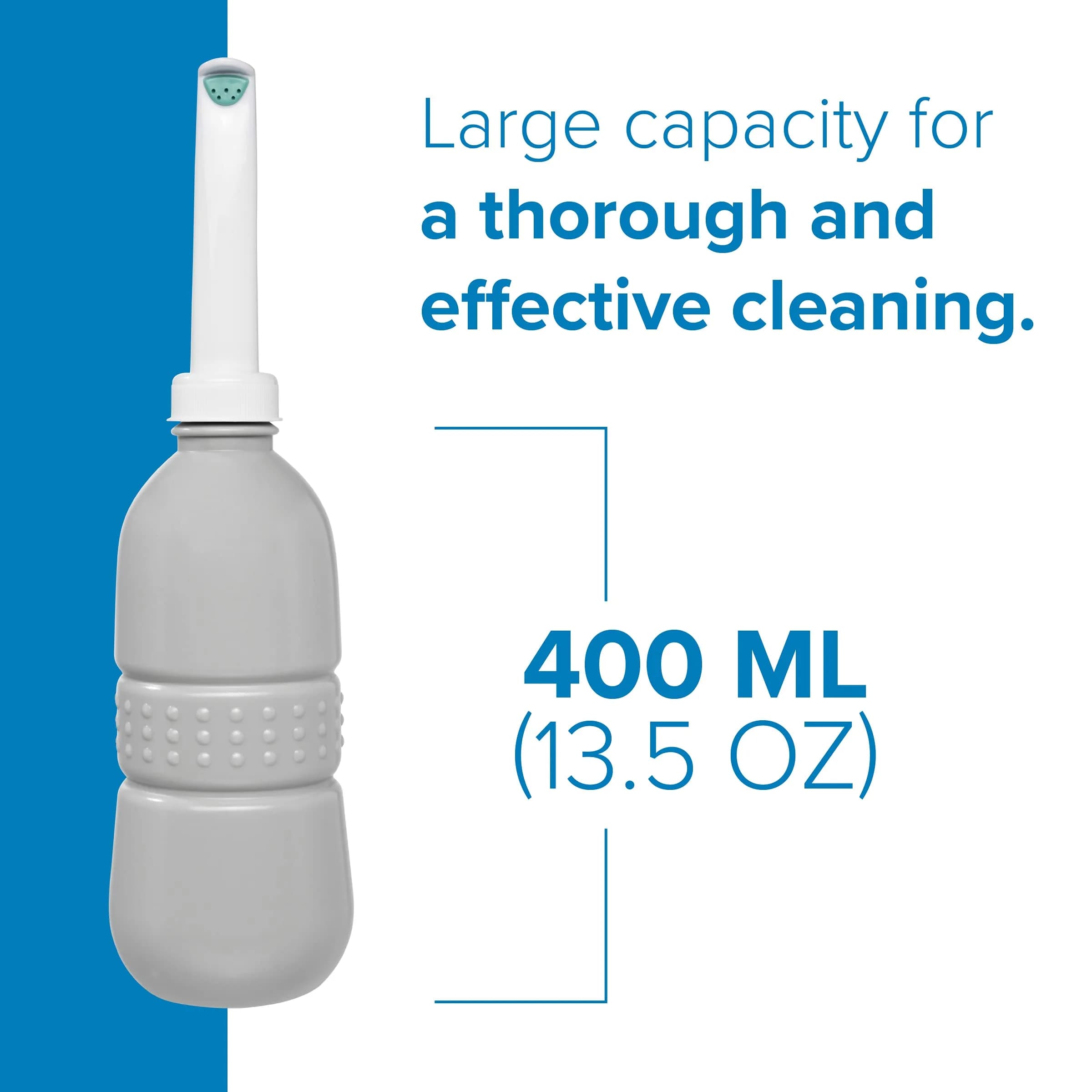 Brondell GoSpa Travel Bidet GS-70 Portable Peri Bottle 400ml (13.5 Fl Oz) | Postpartum & Perineal Care - view 3
