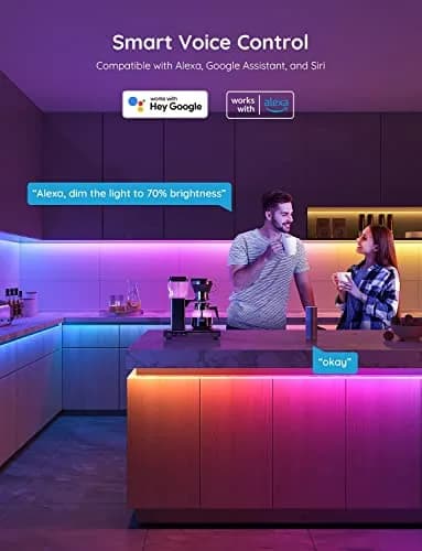 Govee RGBIC LED Strip Lights 20m (65.6ft) | Voice Control, Music Sync, DIY Modes thumbnail 3