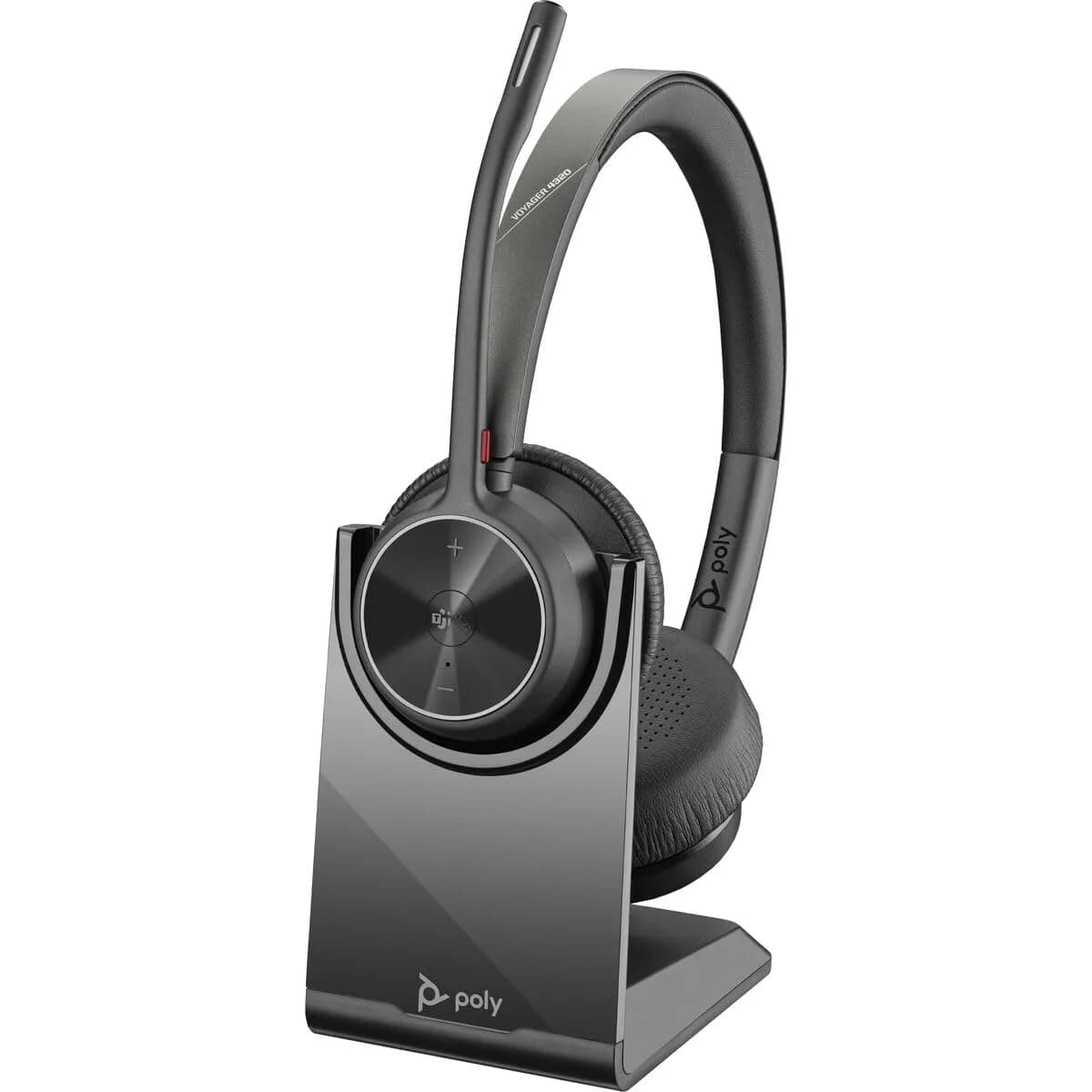 Poly Voyager 4320 UC Wireless Headset - USB-A, Microsoft Teams Certified Stereo Headset with Boom Mic - main product image