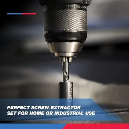 NEIKO 55-Piece Master Screw Extractor Set | 5/64" to 1/2" Multi Spline, Spiral, Nut Extractors | Stripped Screws, Studs, Fittings Extraction thumbnail 5