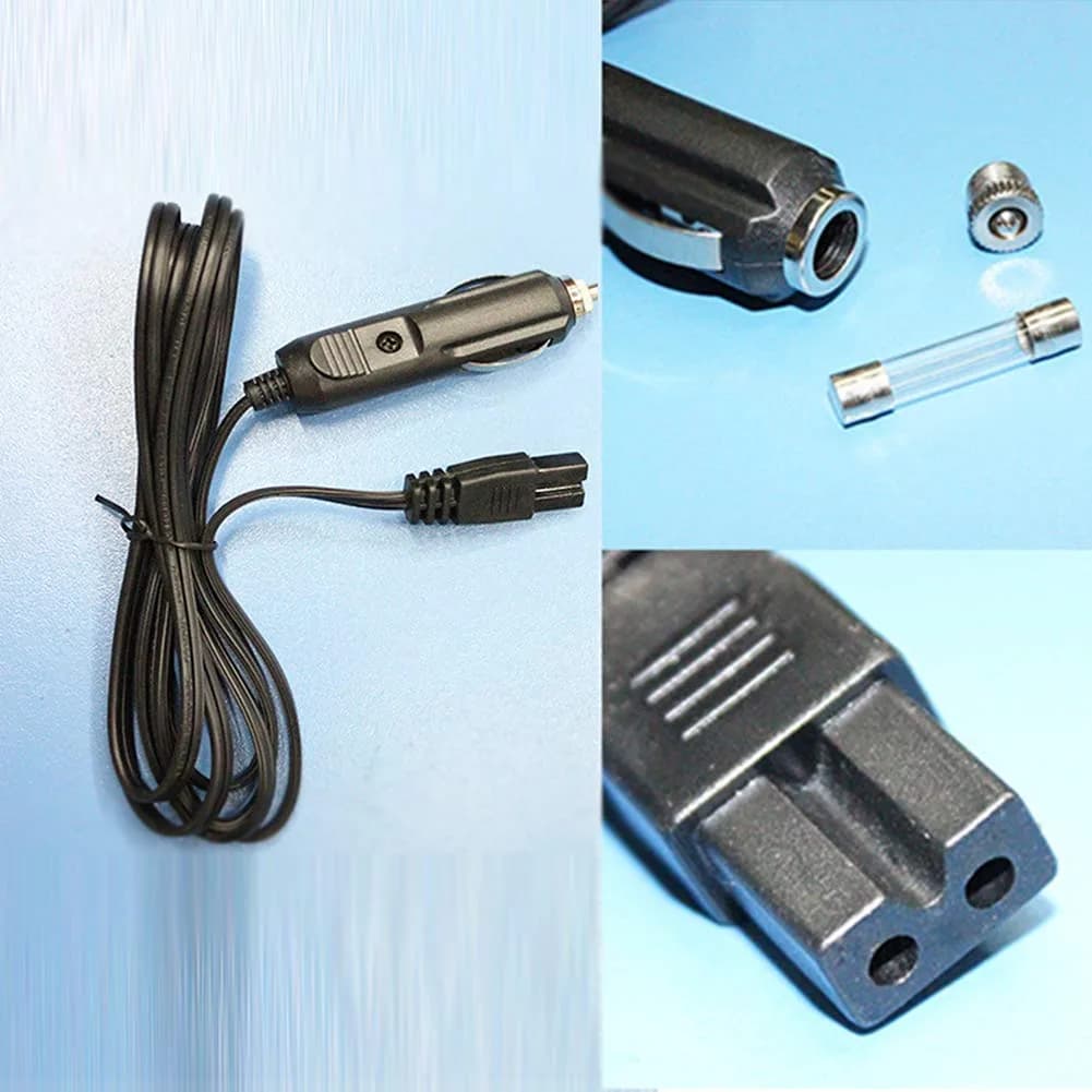 CfoPiryx 12V DC Car Charger Extension Cable 2m (78.74") | Powers Coolers & Portable Electronics - view 2