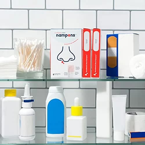 Nampons Nosebleed Stoppers 12 Strips | Fast Clotting, Portable, Trusted by Doctors thumbnail 4