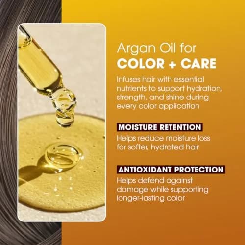 One 'N Only Permanent Hair Color & Dye 6N Dark Natural Blonde 3 Fl Oz | Deep Rich Tones with Argan Oil Nourishment thumbnail 5