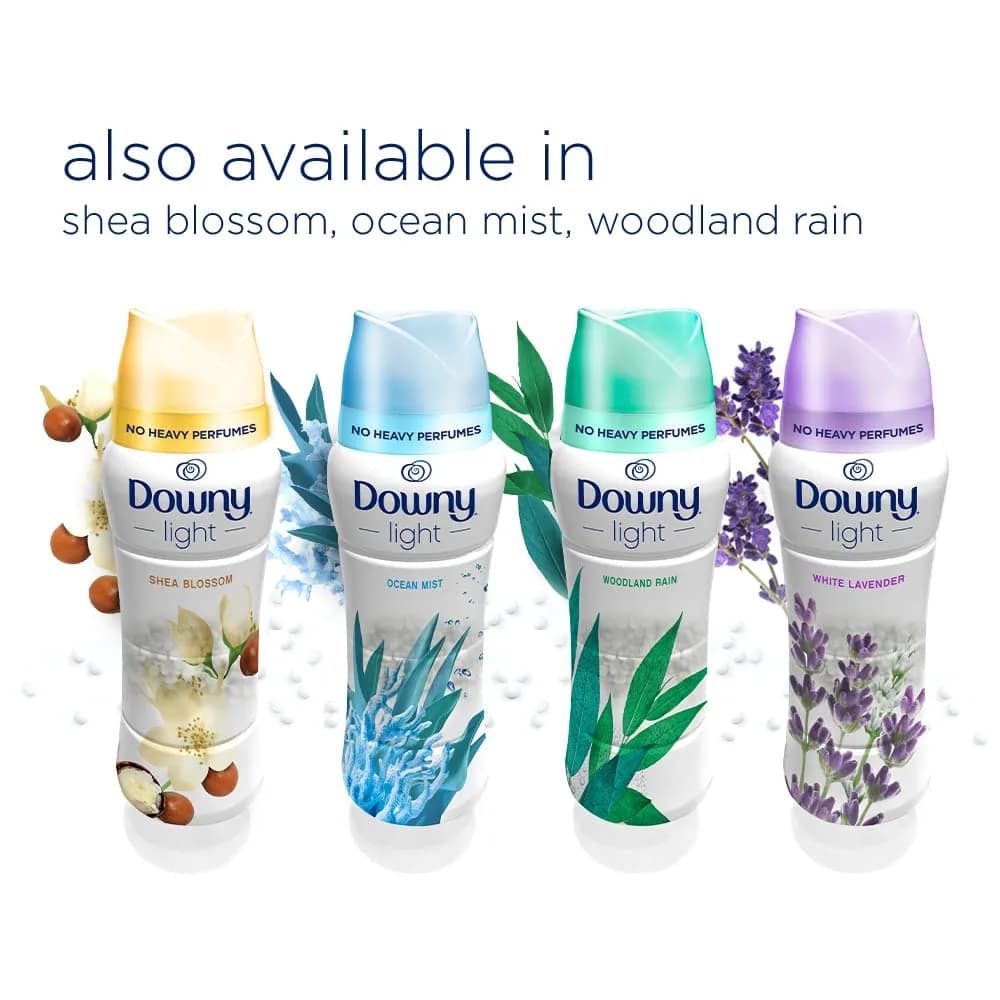 Downy Light Laundry Scent Booster Beads White Lavender 569g (20.1 oz) | Light Scent, Long-Lasting Freshness - view 4