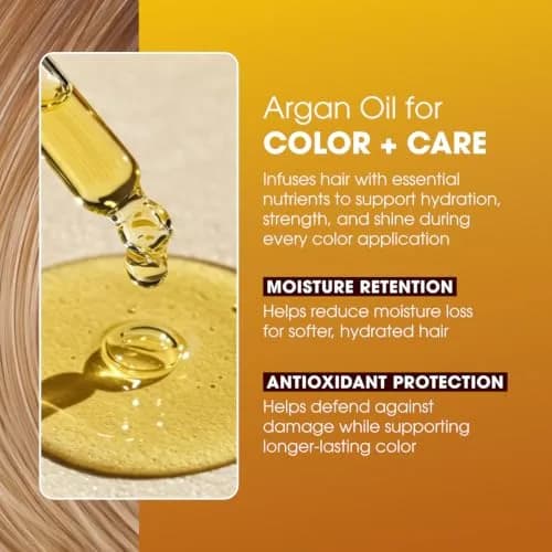 One 'N Only Permanent Hair Color & Dye, 9G Very Light Golden Blonde, 3 oz | Rich, Accurate Tones with Argan Oil (90c) thumbnail 5