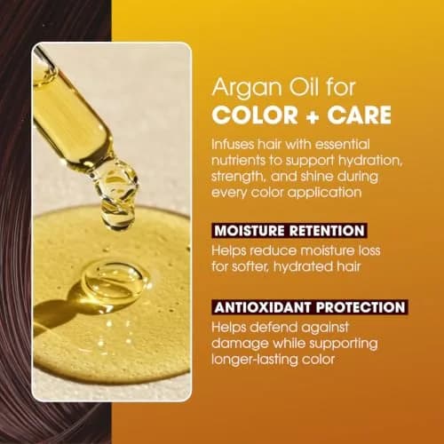 One 'N Only Permanent Hair Color & Dye 5R Light Red Brown 3 oz | Rich, Long-Lasting Color with Argan Oil thumbnail 5