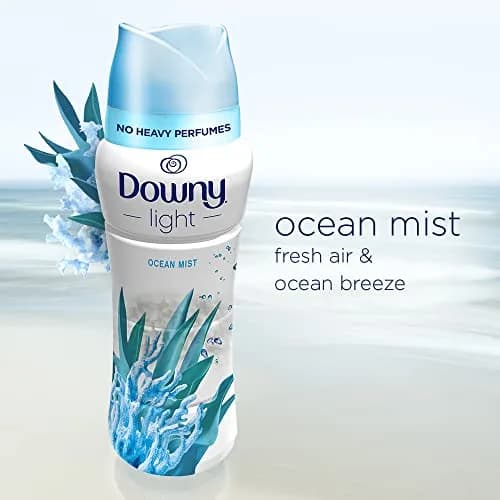 Downy Light Laundry Scent Booster Beads Ocean Mist 569g (20.1 oz) | Light Scent, Long-Lasting Freshness thumbnail 6